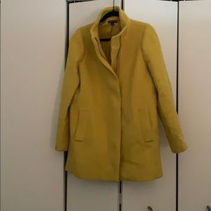 Yellow J Crew Peacoat